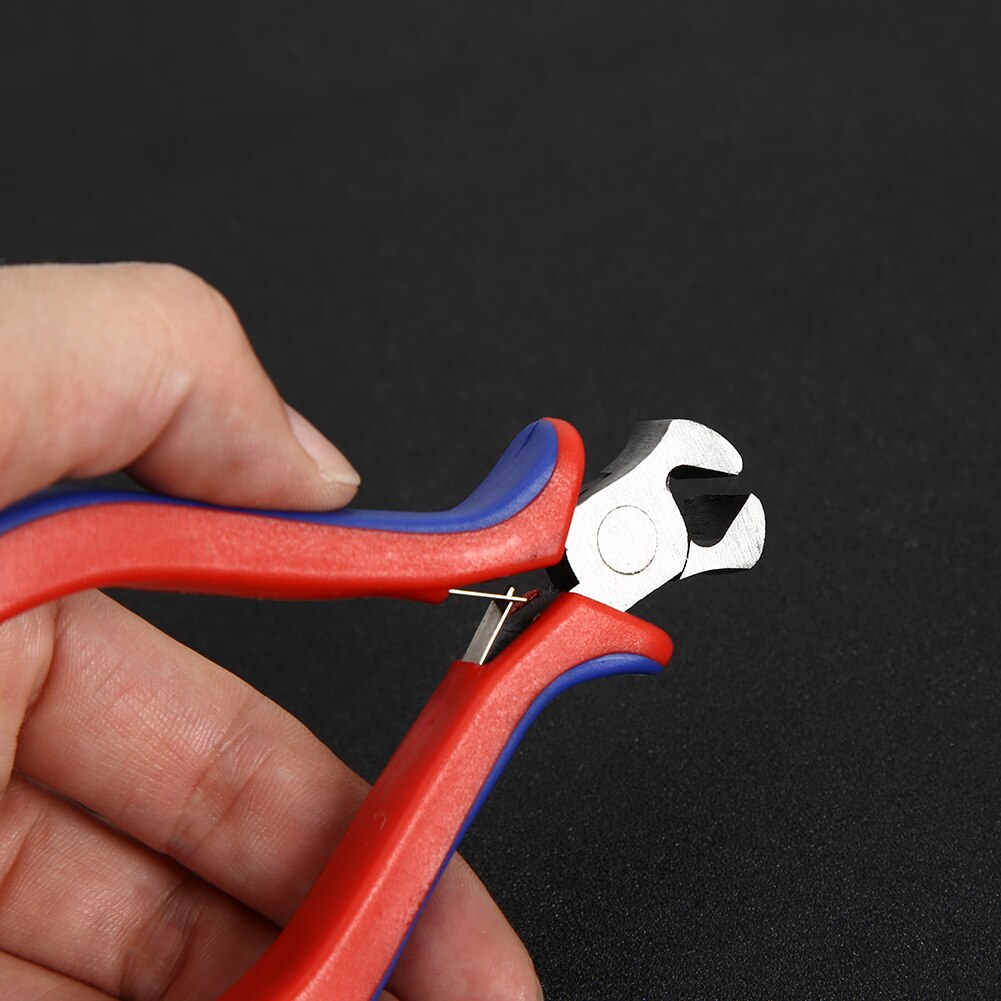 8PCs Electrical Wire Cable Pliers Set Long Nose with Teeth Flat Jaw Round Curve Needle Diagonal Nose Wire End Cutting Cutter