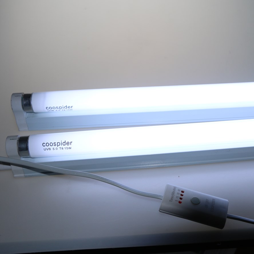 Uvb 5.0 Fluorescerende Regenwoud Bulb Lamp Tube, Stimuleert Plantengroei Reptielen En Amfibieën Eetlust, 15 Watt T8, 18-Inch