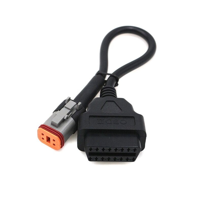 Motorcycle Diagnostic Tool 4 Pin To 16 Pin Connector Cable OBD2 Diagnostic Cable