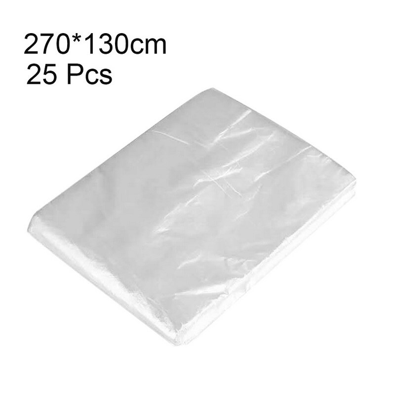25Pcs Disposable Bathtub Cover Liner Ultra Large Bathtub Liner Health Plastic Bag for Household and Hotel Bath Tubs: 270x130 25Pcs