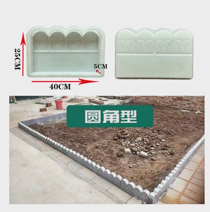 Plastformer vegg betong gips hage hus vegg stein fliser stein form sement murstein maker form 69*49cm
