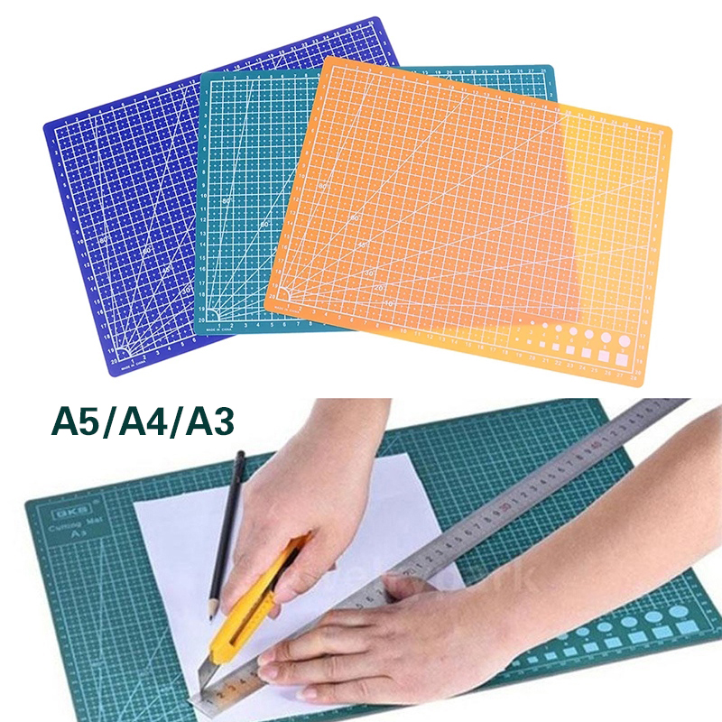 A3/A4/A5 Cutting Board Pvc Carving Rectangular Cutting Mat Grid Line Tool Plastic Patchwork Cut Pad DIY Sewing Supplie Tool