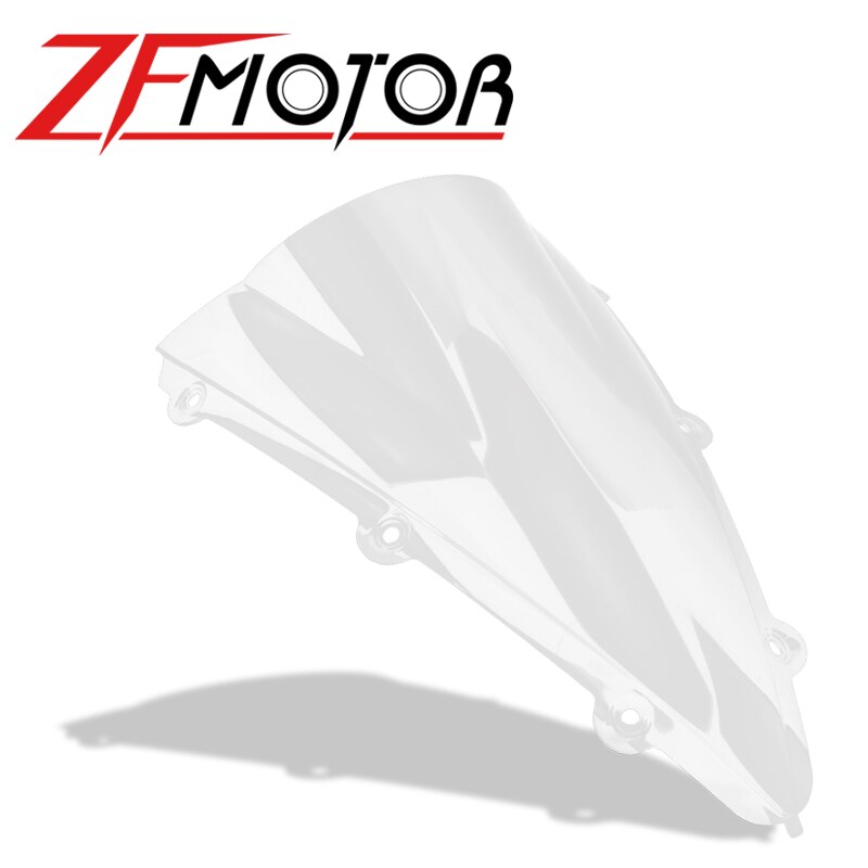 Voor Yamaha Yzf R1 2004 2005 2006 Voorruit Voorruit Double Bubble Motorfiets Wind Shield Protector Screen Deflectors: Clear