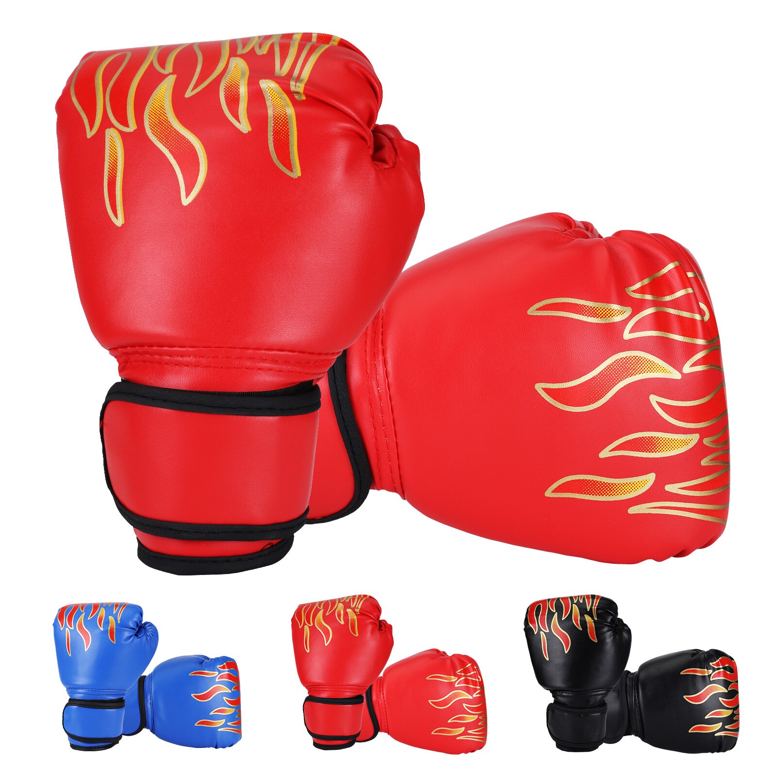 Kids Boxing Gloves Kickboxing Training Gloves Punching Sandbag PU leather Sports Fighting MMA Boxing Glove