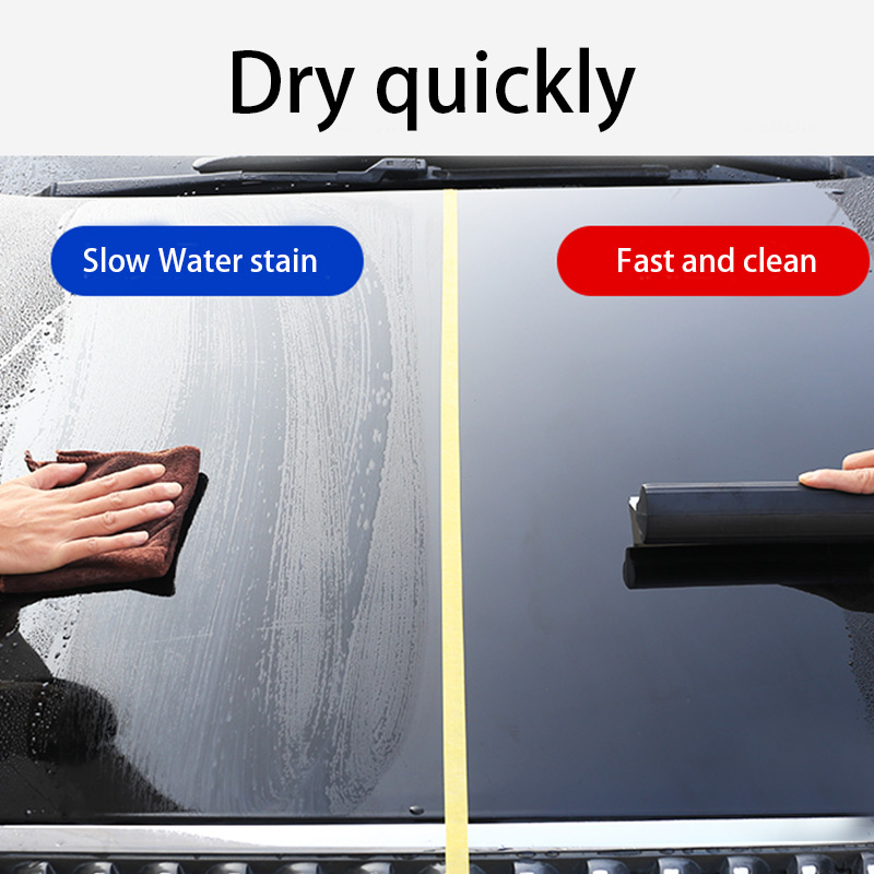 Auto forrude vindue glas blød silikone vandtørring visker rengøring skraber bilvask værktøjer til auto hjem