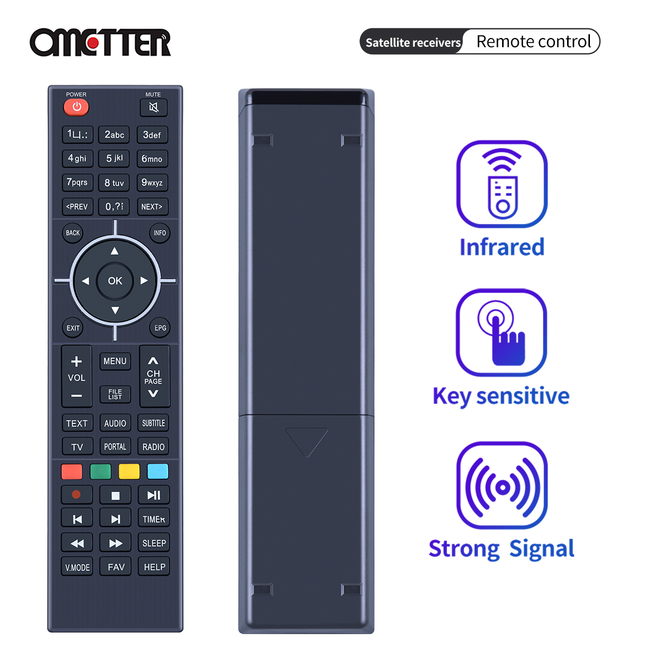 Dla Zgemma Remote Control Star HS H2S H2H H4 H5 H7 H7C H9 H52TC Bezpośrednio użyj kontrolera