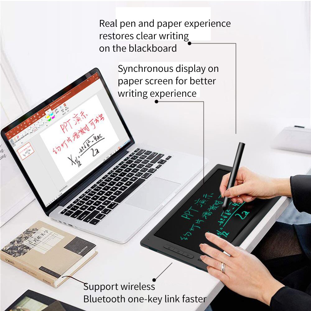 Tableta Digital de dibujo gráfico de 10,4x6,5 pulgadas, tablero de escritura de 8192 niveles con bolígrafo sin batería, para juego de dibujo, OSU AT