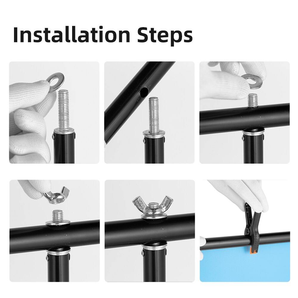 Photo PVC Background Backdrop Stand for PVC Cloth Photo Studio Photography