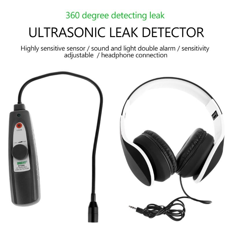 DY26A Ultrasonic Leak Detector Gas Water Leak Pressure Vacuum Ultrasonic Flaw Detector Stethoscope Auto Car Repair Tool