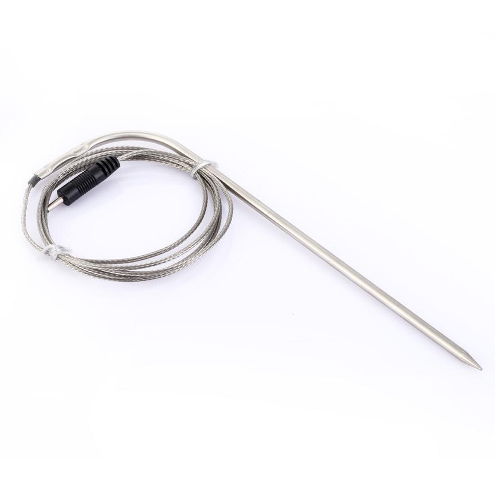 BBQ Oven Touch Screen Cooking Thermometer Timer Stainless Steel Probe Digital Kitchen Meat Thermometer Countdown Time