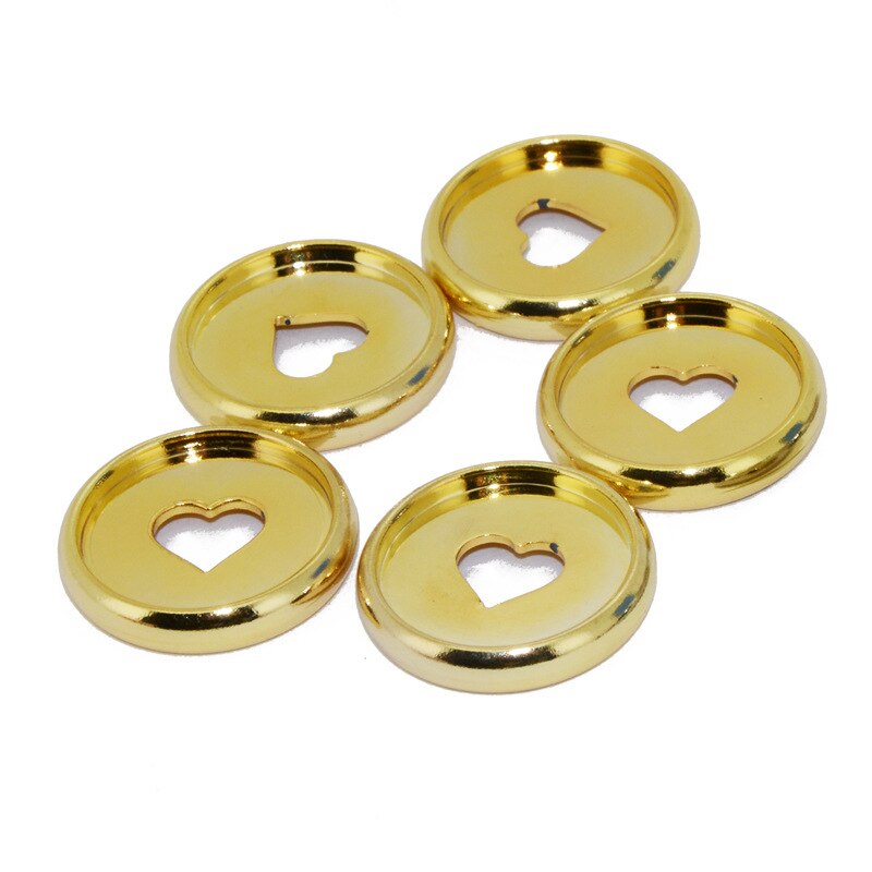 Fromthenon 11pcs Heart-Shaped Planner Ring Binder Happy Planner Journals Disc Notebook Accessories Binder Rings for Scrapbooking