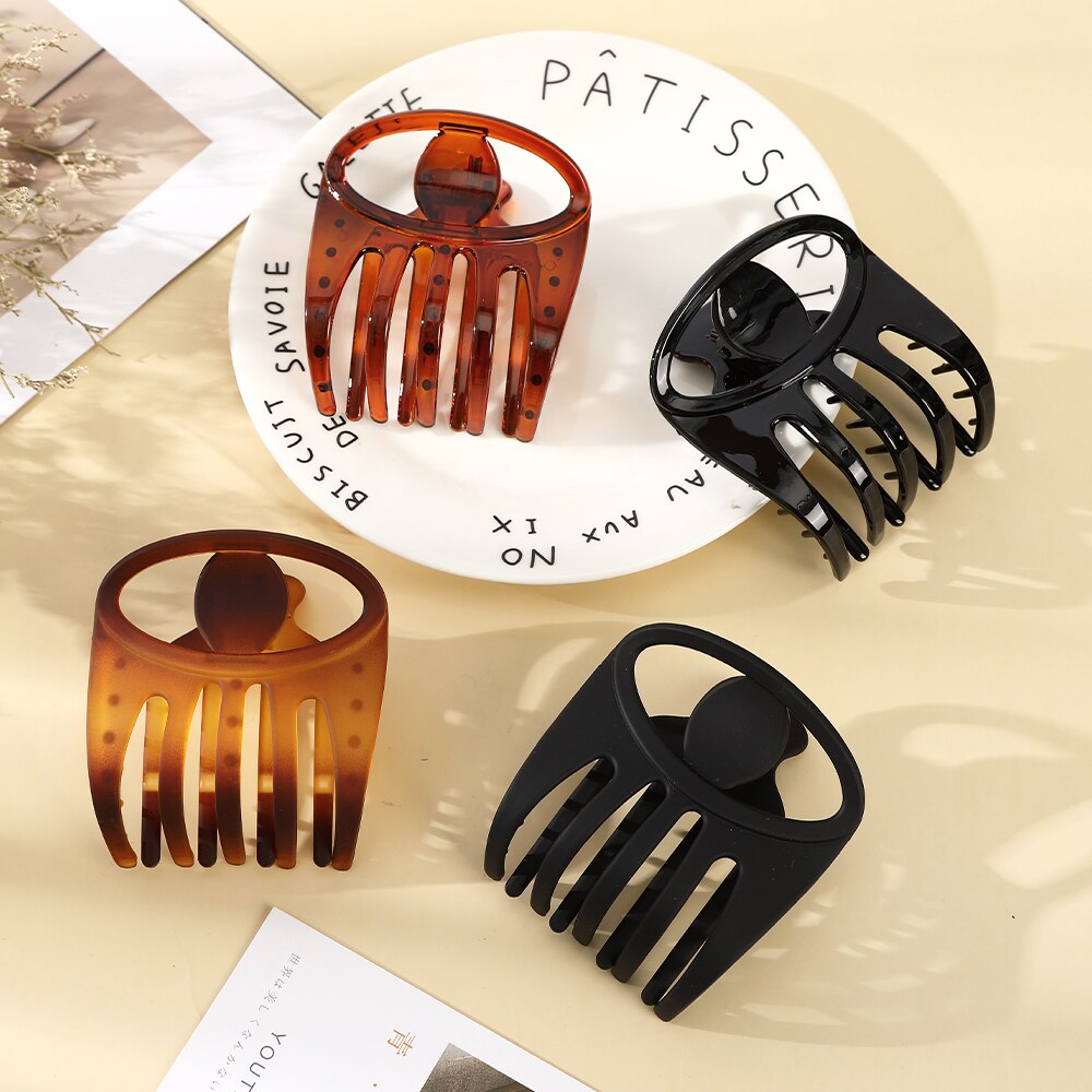 Pince à cheveux en forme de bec de canard pour femmes et filles, pince à cheveux en plastique sans couture, épingles à cheveux simples, outils de coiffure, accessoires