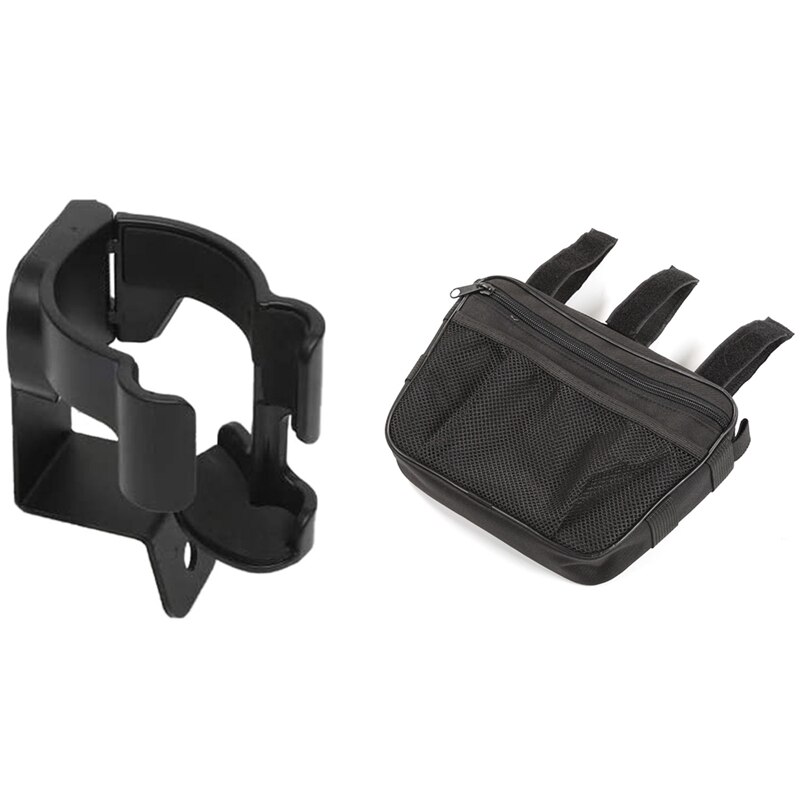 2 Stuks Voor Suzuki Jimny Auto Accessoires: 1Pcs Passenger Grab Handvatten Opbergtas & 1Pcs Auto Mount Telefoon Houder: Default Title
