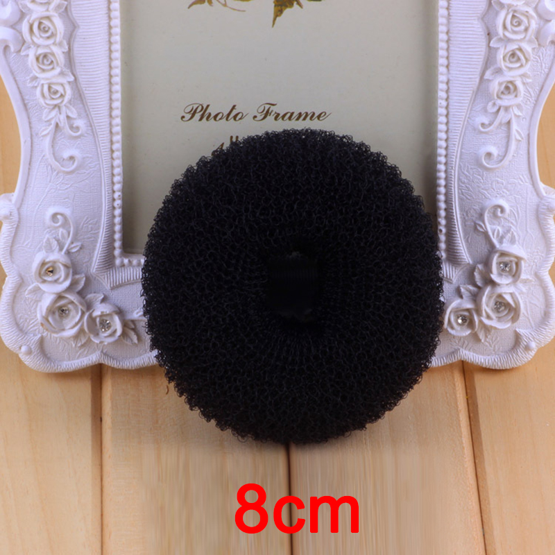 S M L Schwarz/Braun/Elfenbein Haarknoten Maker Donut Bagel Für Mädchen Haar Werkzeuge Haarnadel Haar Zubehör für Frauen Styling Zöpfe