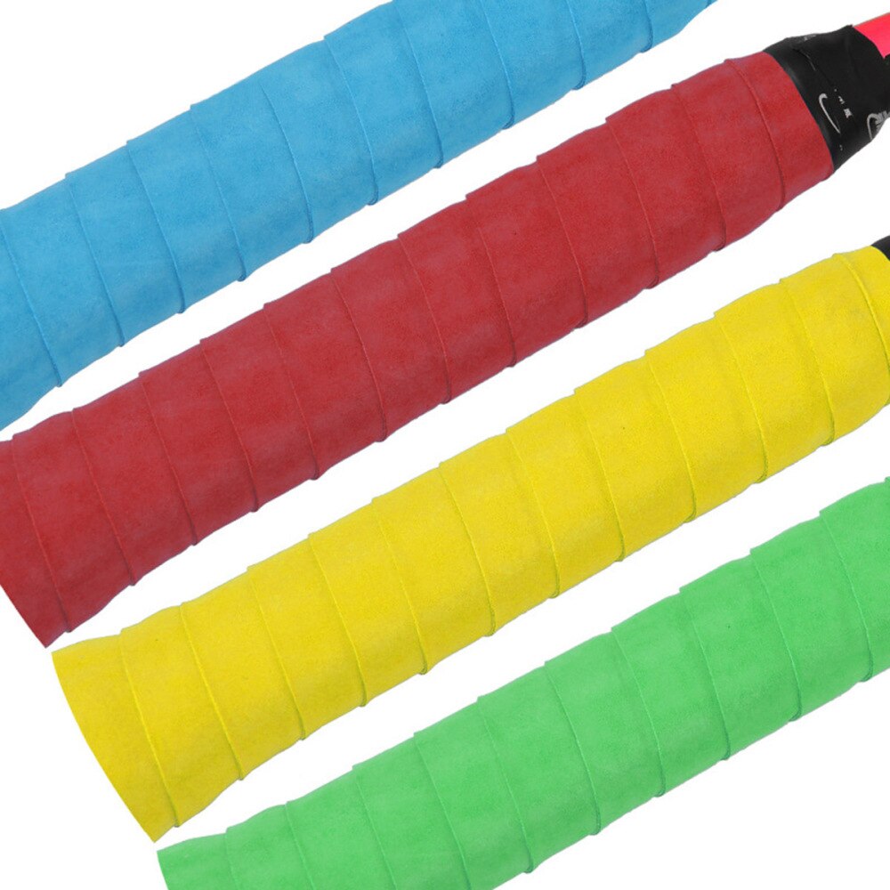 8 Stuks Kleurrijke Racket Grip Wrapping Bands Anti-Slip Tapes Zweet Absorberende Racket Band Voor Hengel Badminton (zwart, wit,