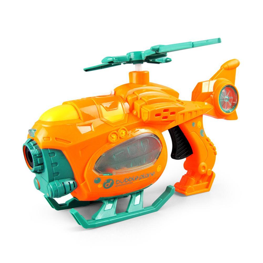 Airplane Electric Bubble Machine With 50ml Blister Summer Automatic Soap Water Bubble Machine Toys Outdoor Wedding Accessories