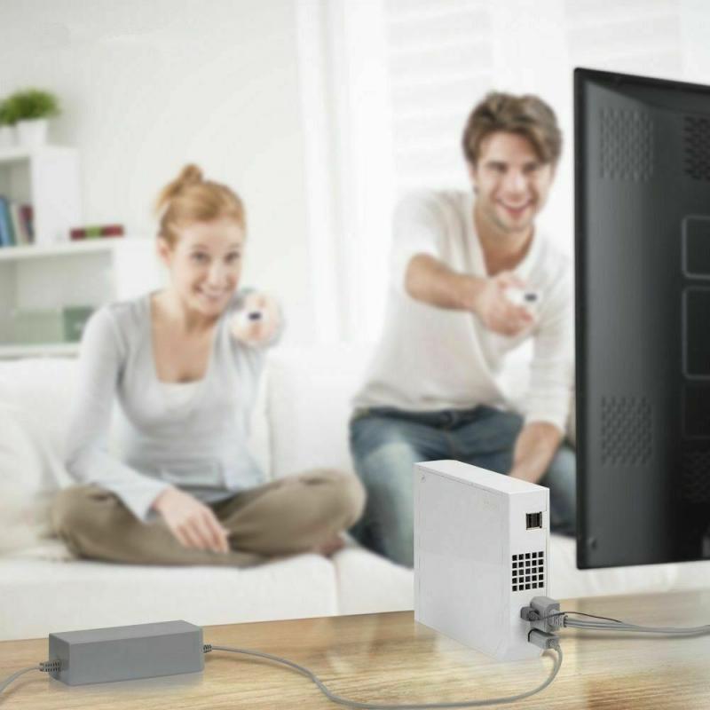 Chargeur adaptateur pour Console de jeu Nintendo Wii, contrôleur AC 100-240V 12V 3.7A, câble de chargement, prise US