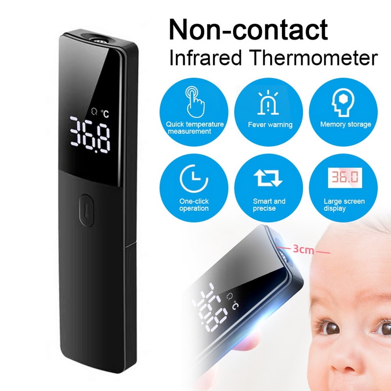 Contactloze infrarood infrarood temperatuur infrarood temperatuurmeter digitale temperatuurmeter lcd-scherm digitale thermometer