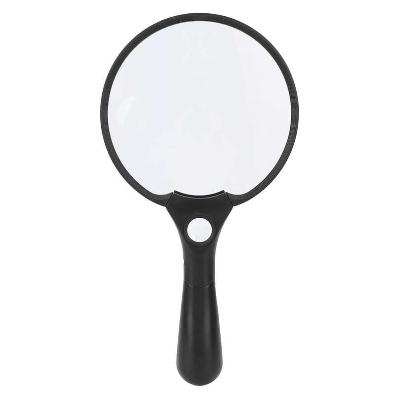 Vergrootglas Stabiele Draagbare Handheld Vergrootglas Modieuze Ergonomisch Handvat Voor Ouderen Voor Sieraden Beoordeling Voor Lezen