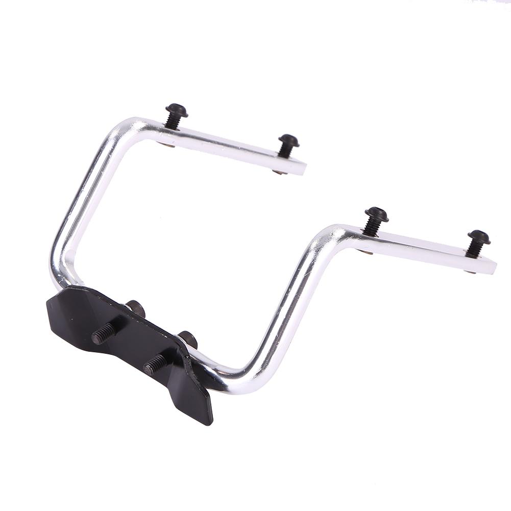 Bicycle Seat Rack Bike Saddle Back Double Water Bottle Holder Cage Adapter: A Black