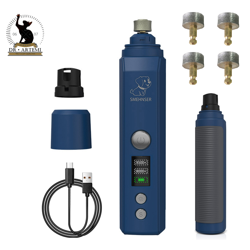 Elektrische LED Hond Nagelslijper Pijnloos Licht Honden Kat Nagelknipper Kleine Grote Honden Huisdier Poten Nagelsnijder Verzorgingsgereedschap