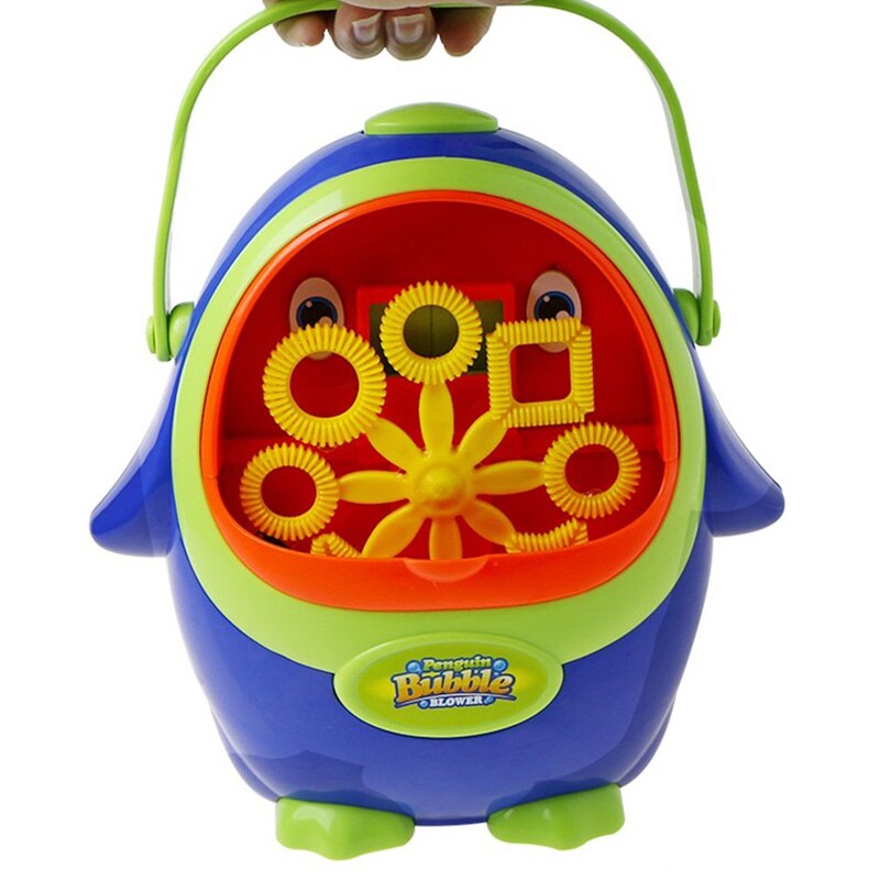 Tragbare Pinguin Form Automatische Blase Maschine Blase Blasen Seife Blasen Für Party Im Freien Blasen Maker Spielzeug Kinder