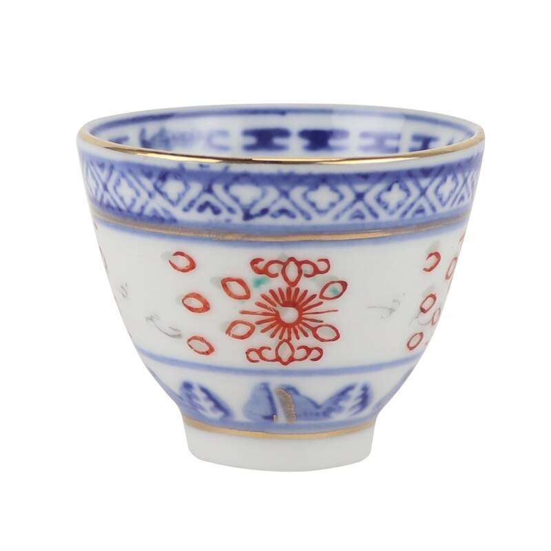 Creatieve Gaiwan Voor Thee Terrine Met Deksel Theewaar Blauw En Wit Theeceremonie Kopjes Thee Bowls Bloem Chinese Chawan