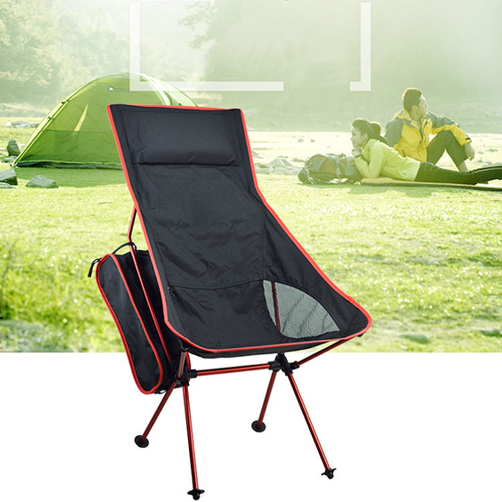 Upgrade reizen klapstoel outdoor camping draagbare strand stoel picknick zetel vissen tool stoel vissen lounge stoel
