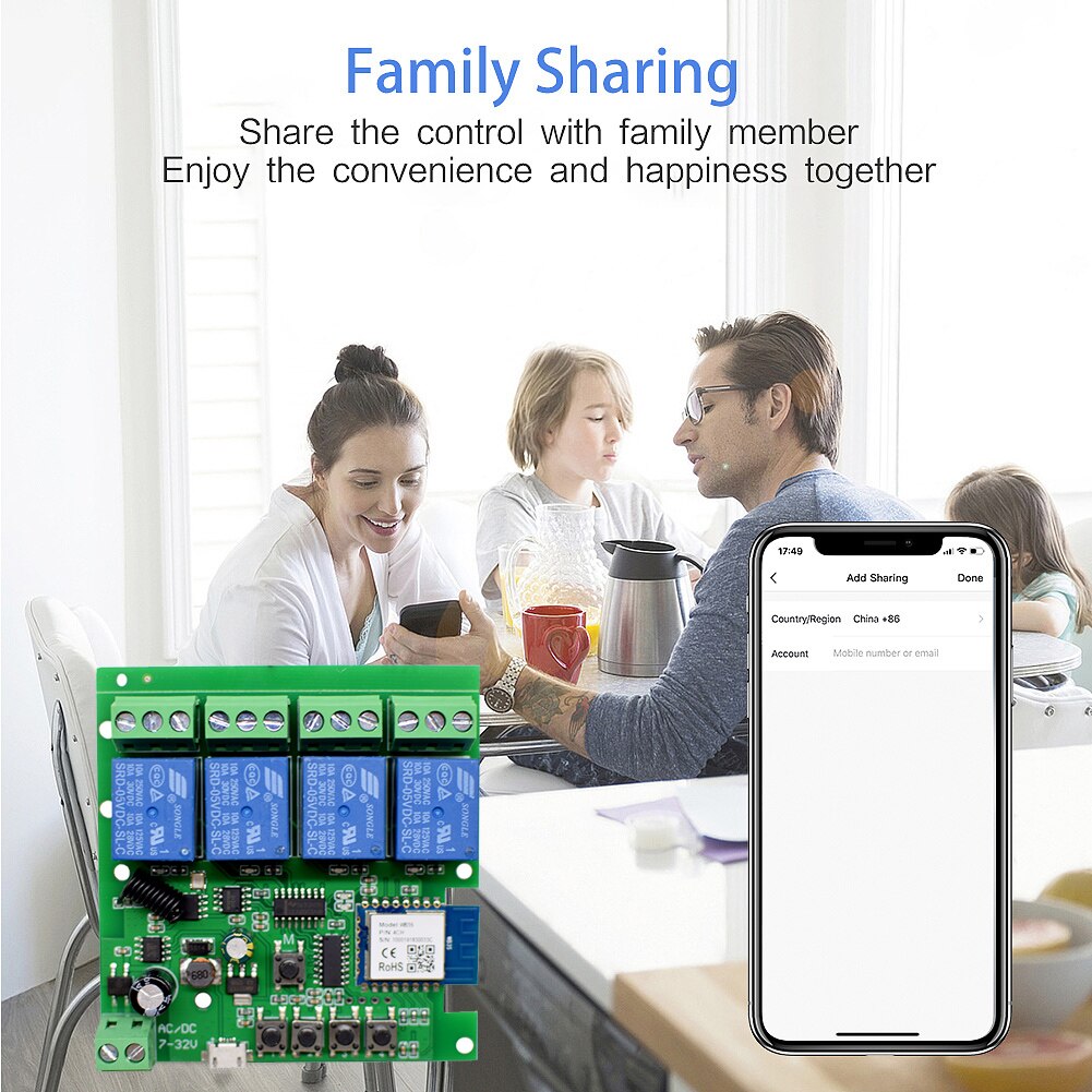 Tuya APP Wifi Smart Switch Timer Wireless Switches Smart Home Automation Compatible Module with Alexa Google Home