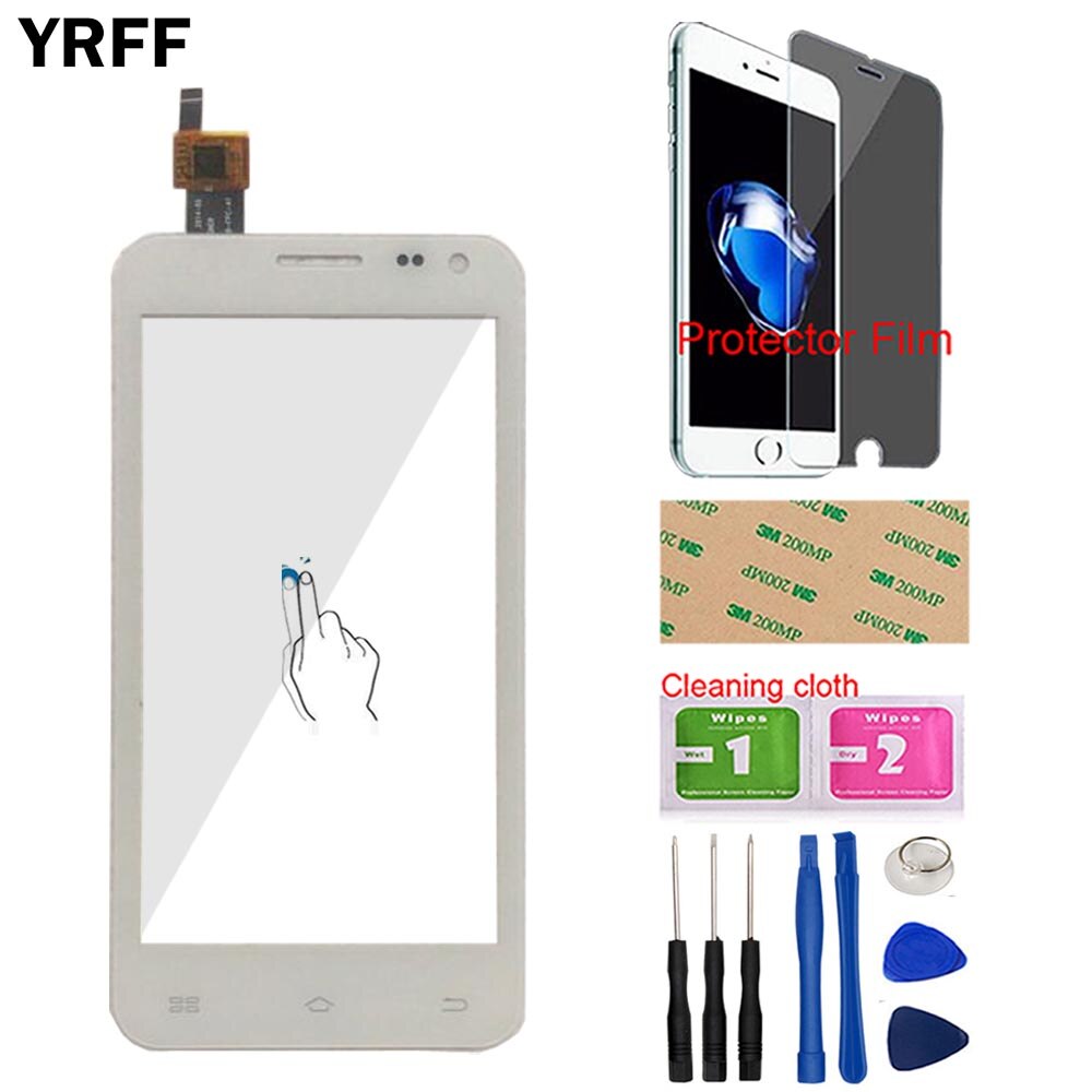 Touchscreen touchscreen voor keneksi zeta / zeta 2 touchscreen digitizer paneel voor glas 4.5 '' mobiele tools beschermfolie