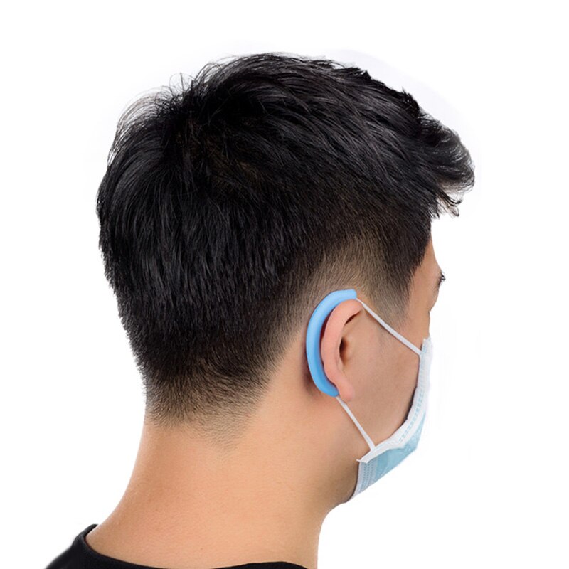 Silicone Ear Hook Mask Earmuffs Women And Men Soft Elastic Anti-Pain Invisible Earmuff Protection Ear Light Mackaccessorie