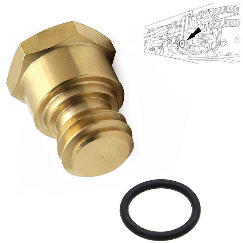 Water Separator Drain Plug Upgrade For Ford Powerstroke 6.0L Diesel F-350 F-250