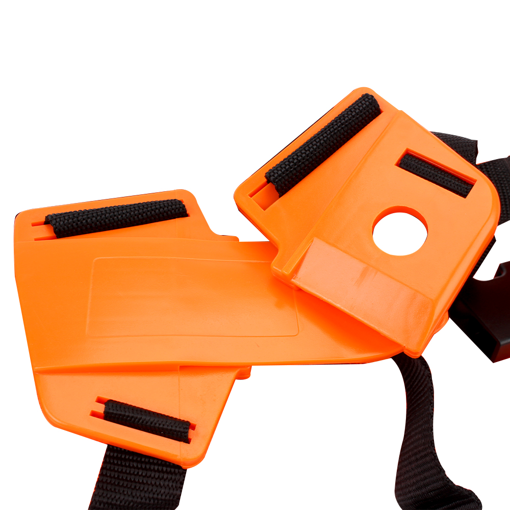 Double Shoulder Harness Strap W Shape Strimmer Padded Belt Comfortable Labor Saving for Brush Cutter Trimmer Garden Pruner