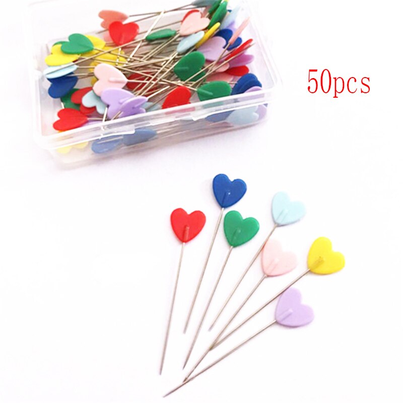 Borduren Patchwork Pins Dressmaking Pins Accessoires Gereedschap Naaien Naald Diy Naaien Accessoires Rvs: Love-50