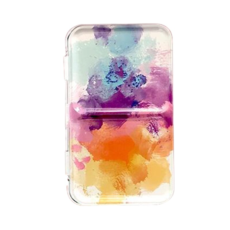 Kleur Lege Palet Case Eenvoudige Reiniging Blikken Doos Verf Opslag Ijzeren Doos Voor Schilderen Liefhebbers Ijzeren Doos Opslag Verf: A