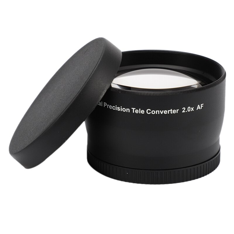 NEWYI 58mm 2.0X TELE Telephoto LENS for Digital Camera DSLR for Front Threads Camera and Camcorder