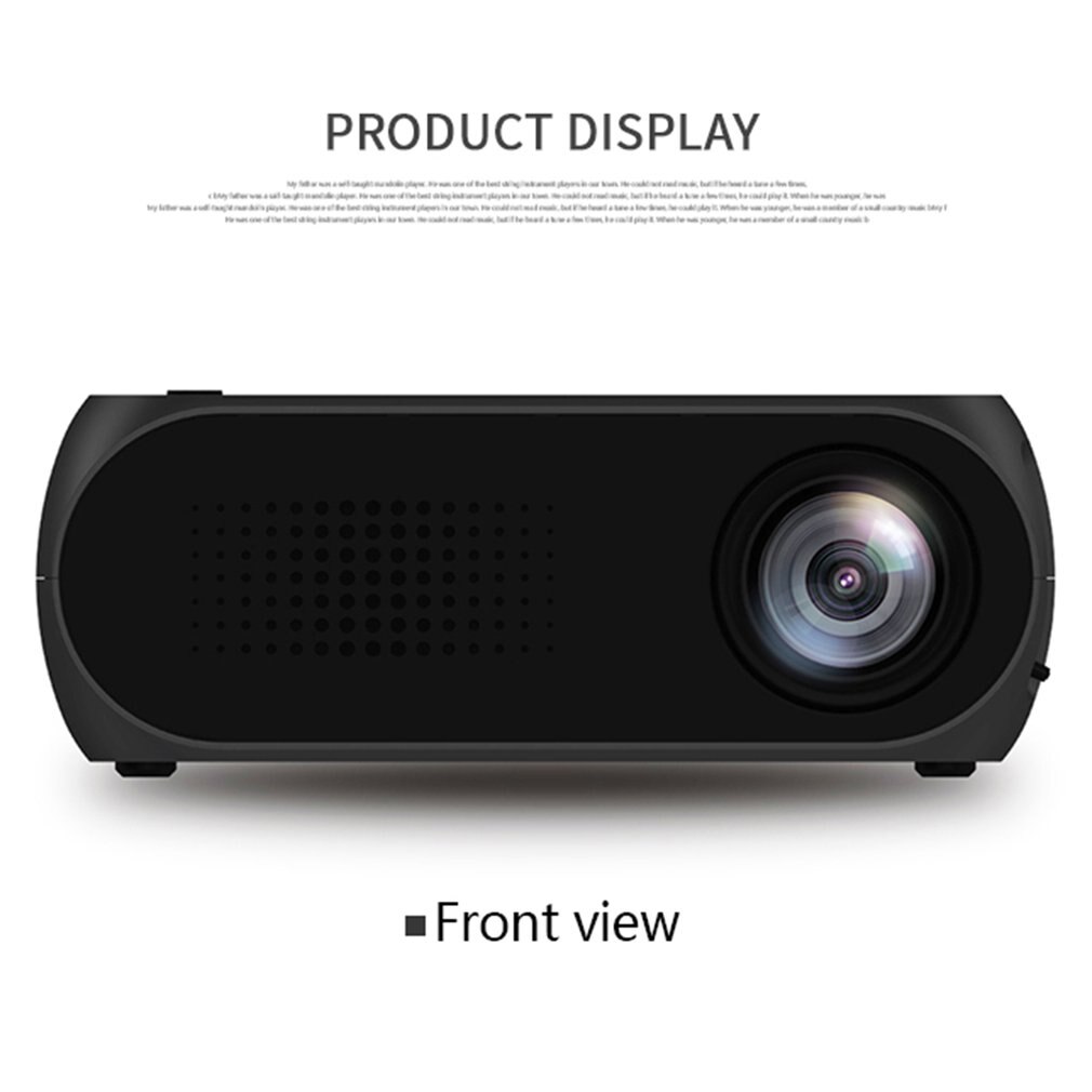 Mini proyector para cine en casa YG320 con soporte para documentos Multimedia de escritorio, soporte Multimedia, Teatro en Casa 1080P