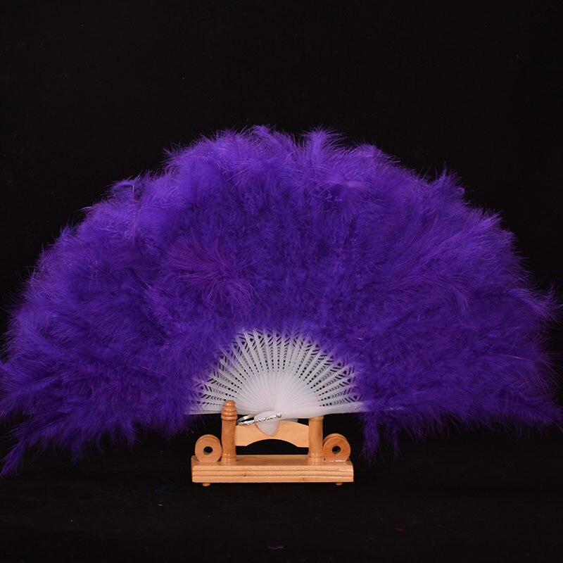 Super Grote Veer Fan Kalkoen Prestaties Feestartikelen Zachte Pluizige Burlesque Wedding Hand Kostuum Fan: 8