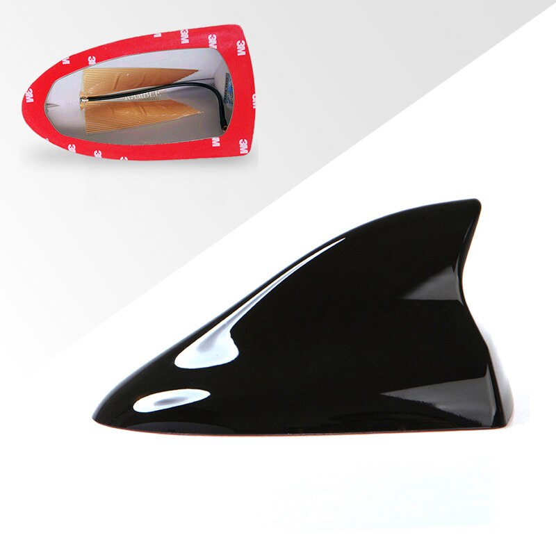Wanderung Hai Flosse Antenne für Nissan Qashqai,Qashqai J10 NJ10 JJ10 J11, Auto Hai Flosse Antenne, zubehör 2007: Schwarz Standard Stil