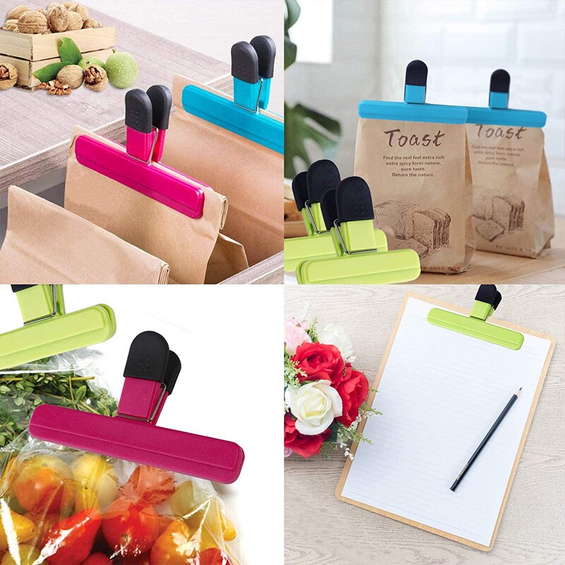 bag clip Snack bag sealing clip fresh moisture-proof food bag clip portable package resealer food clip