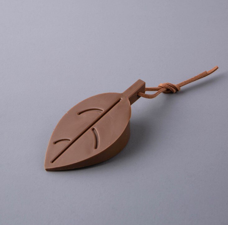 Bladeren Vorm Siliconen Rubber Veiligheid Deur Stop Stoppers Deur Blok Kinderen Anti-Map Hand Hotel Veiligheid Deur Kaart Opknoping: Bruin