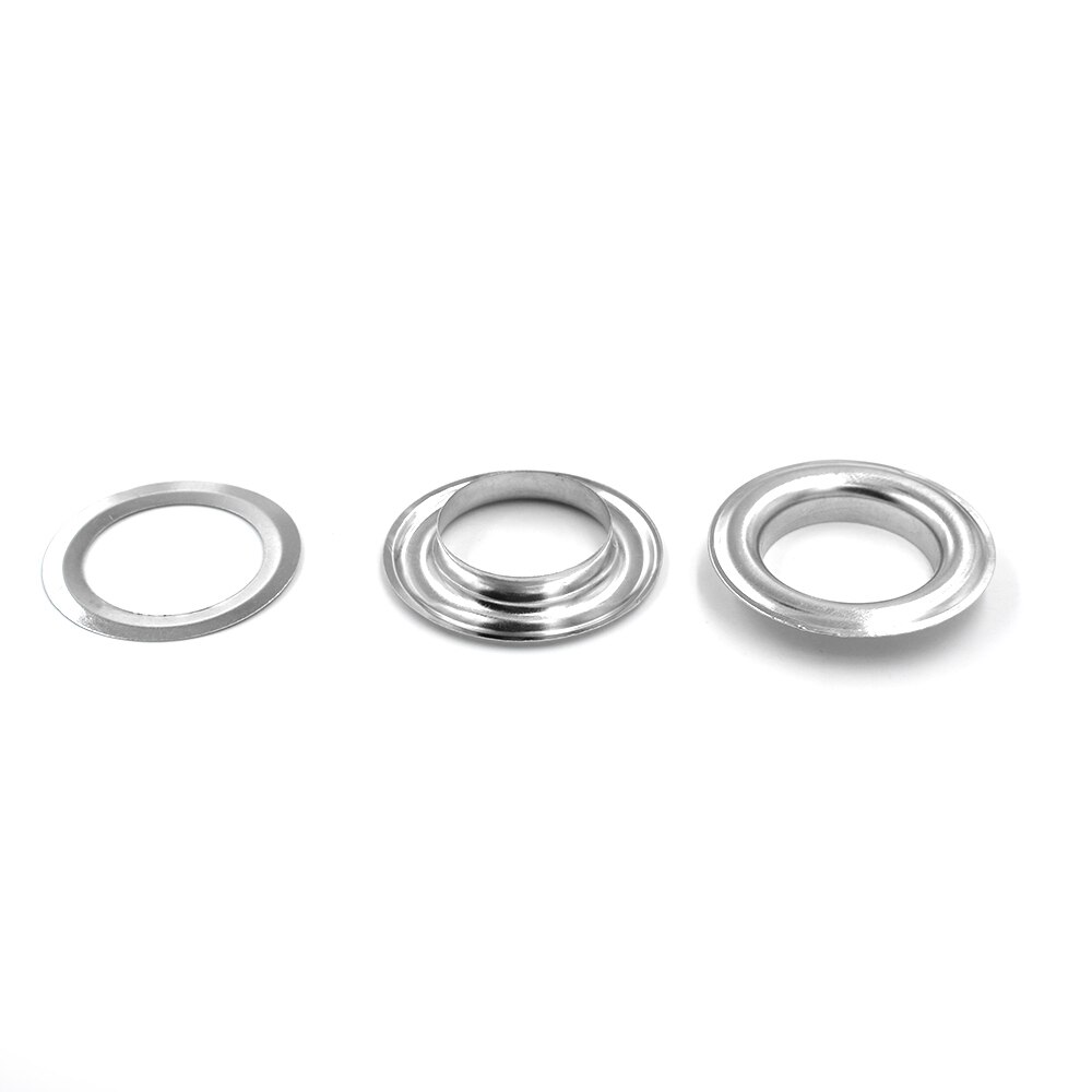 ( 50 kpl/erä )22mm sisähalkaisija metallinen teltta köyden reikä vaatteet ja asusteet maissisilmukat rengas niitti napsahtaa vajaan kangas tuuletusaukko