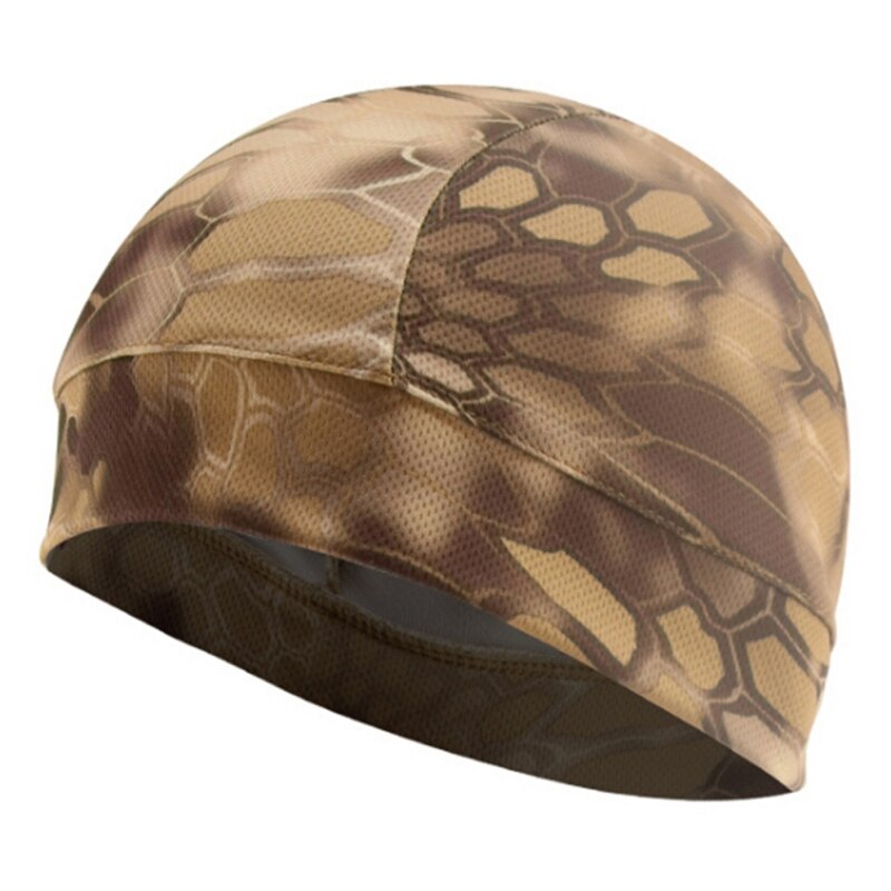 Quick Dry Helmet Cycling Cap Anti-UV Anti-Sweat Sports Hat Motorcycle Bike Riding Cycling Hat Unisex Inner Cap ZJ: L