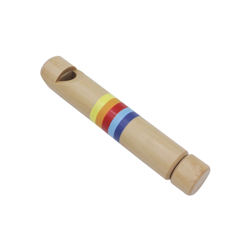 drücken & ziehen Holz Fipple Flöte Pfeife Musical Instrument Spielzeug für freundlicher freundlicher Jungen Mädchen