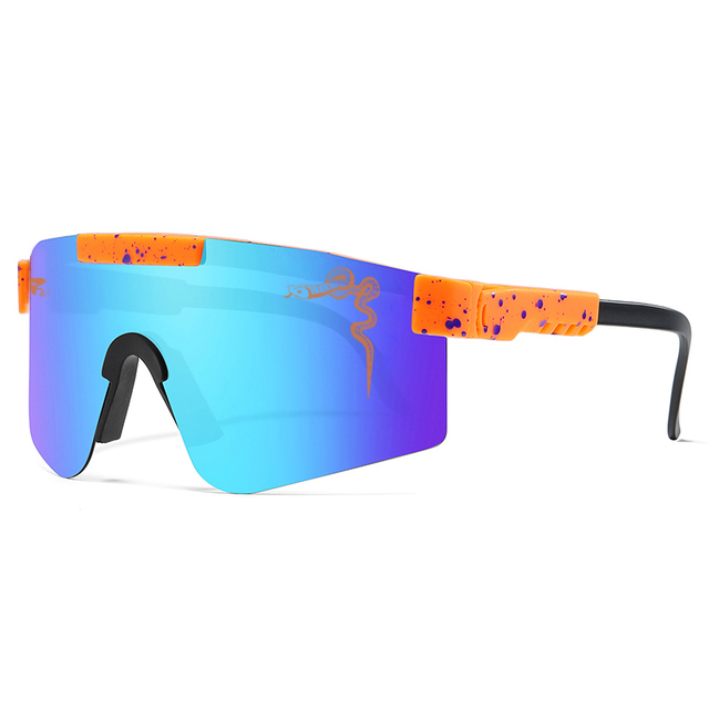 Gafas deportivas para hombre y mujer, gafas de sol para ciclismo, gafas para exteriores, piernas dobles, bicicleta, vista amplia, gafas a prueba de viento para Mtb UV400