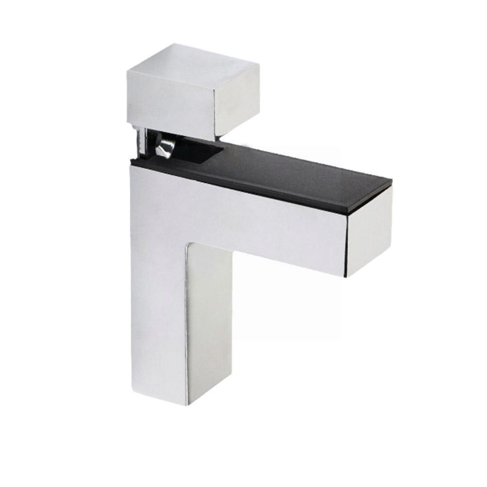 1pcs Adjustable F Glass Clamp Metal Wood/glass Shelf Wall Furniture Shelf Clip Fittings Clamp Bracket Hardware Mount O3e3