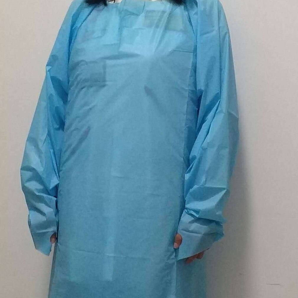 disposable thumb buckle sleeve apron gown Waterproof Protective apron For Spray Painting Decorating Clothes Coverall Suit