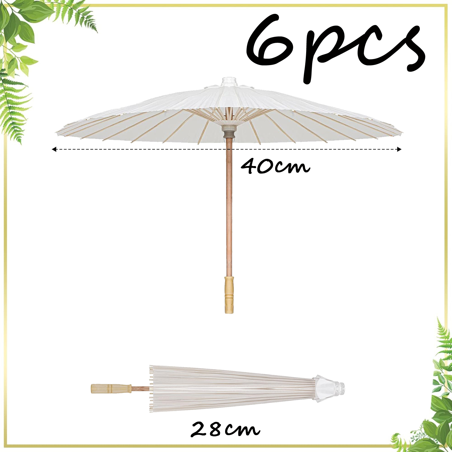 Sombrilla de papel para recuerdo de de boda, paraguas de bambú, 6 uds., paraguas de papel chino blanco, centro de mesa de despedida de soltera, accesorio para fotografía de 60/80cm: Rojo