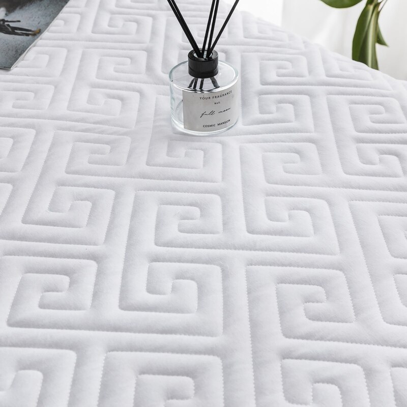 Embossing Quilt Matras Pad Cover Voor Vouwen Matrasbeschermer 100% Katoen Bed Bescherming Met Passen Elastische