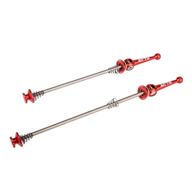 Quick Release Set Quick Release Lever Bicycle MTB QR Spindles Ultra-light Titanium alloy: Red